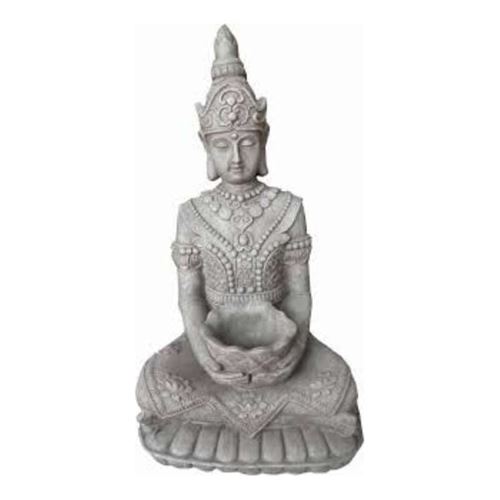 Kwan Yin Seated with Basket Ornamental Sculpture